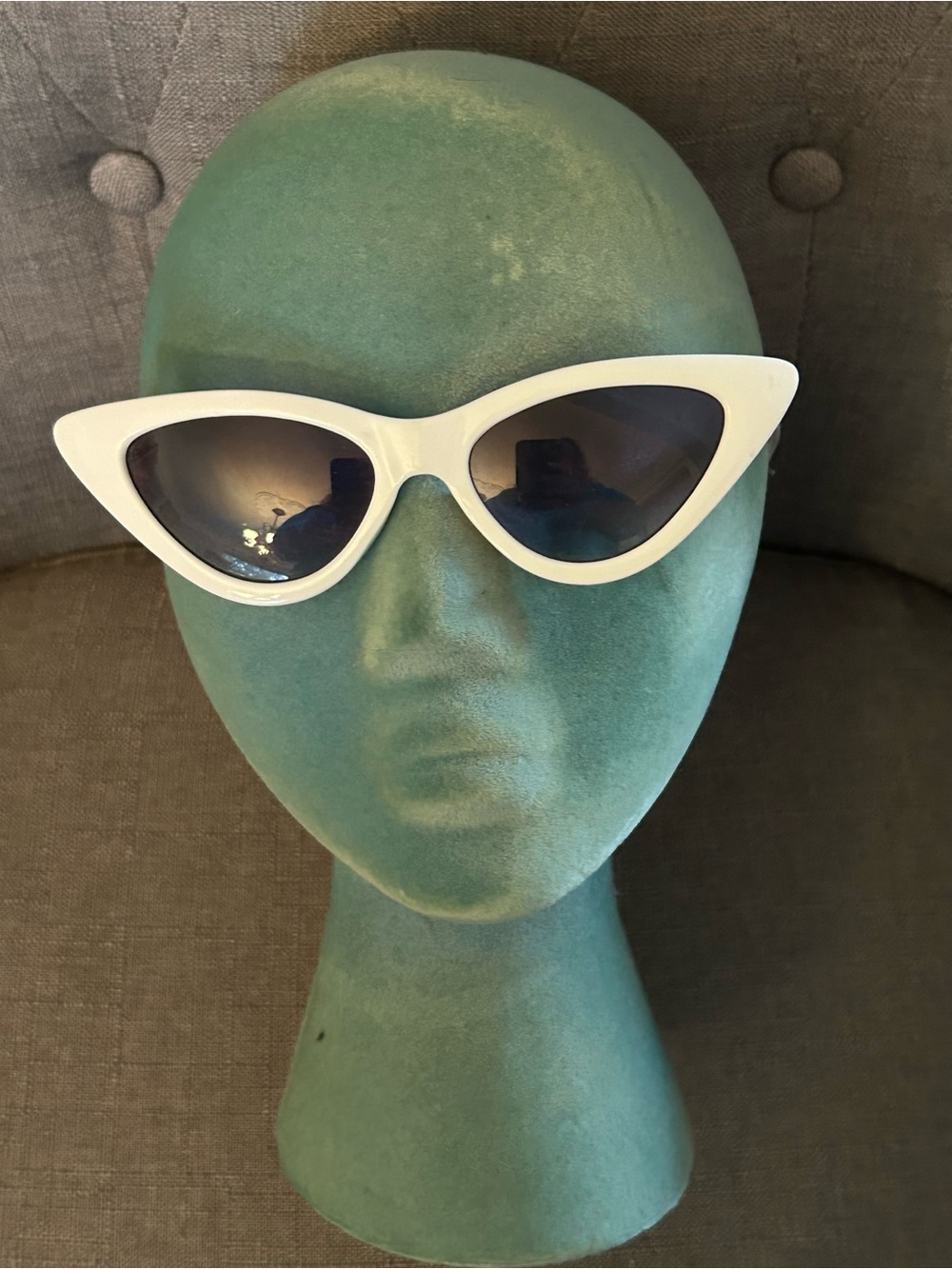 Women’s White Cat Eye Sunglasses - Women Accessories